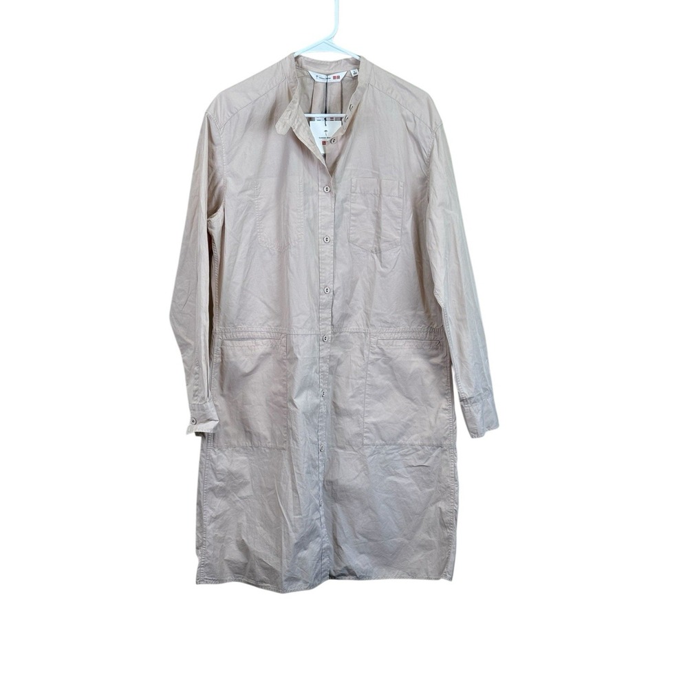 Tomas Maier x Uniqlo Women Brown Casual Dress Large NWT‎ Minimalist Gorpcore